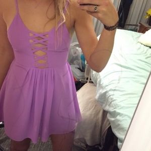 rare LF lattice front dress